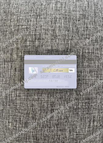 Malawi National Bank of Malawi visa debit card photolook back